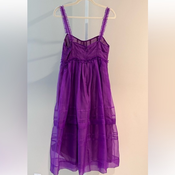 Ulla Johnson Priscilla Dress Cassis Purple size 6 - Picture 7 of 9